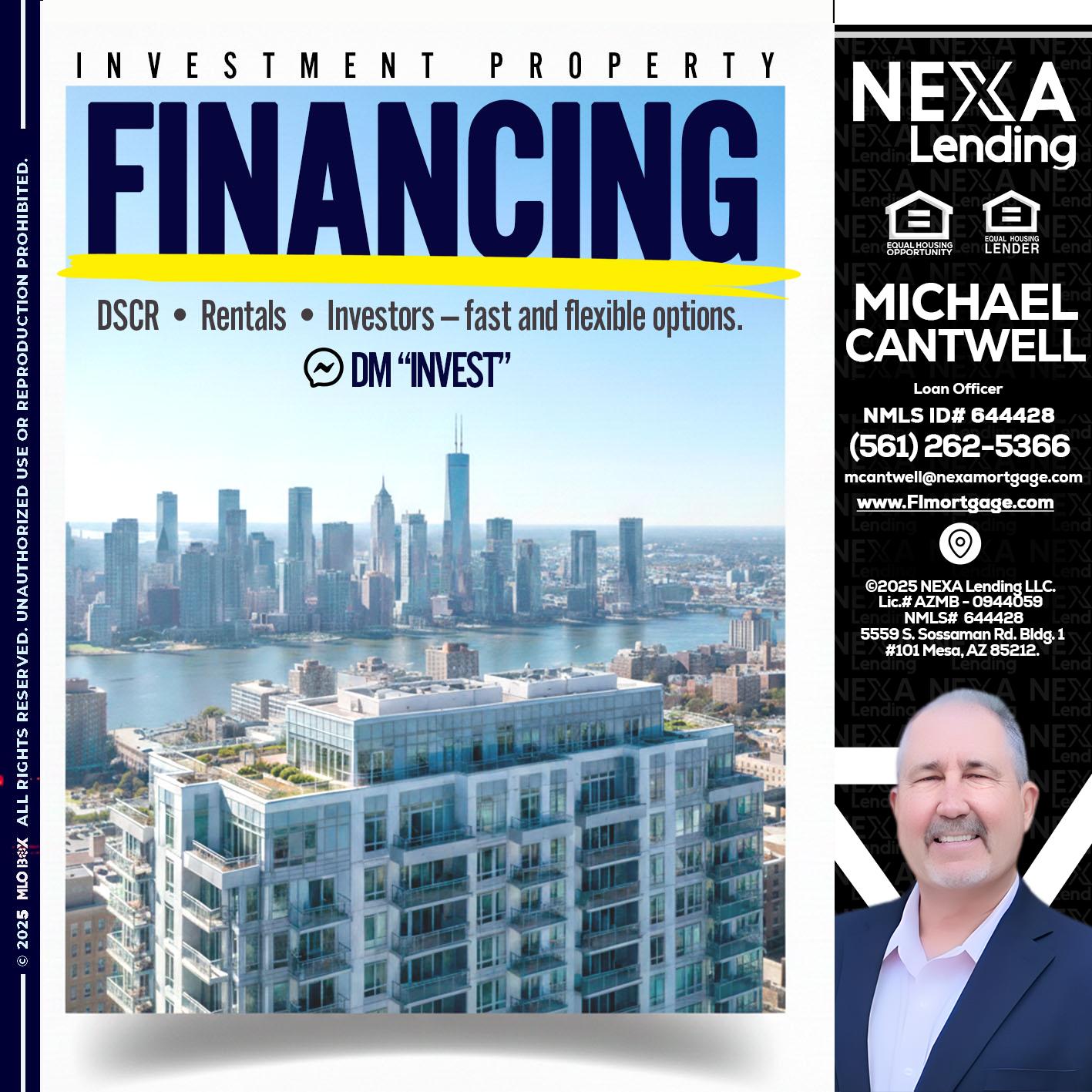 FINANCING - Michael Cantwell -Loan Officer