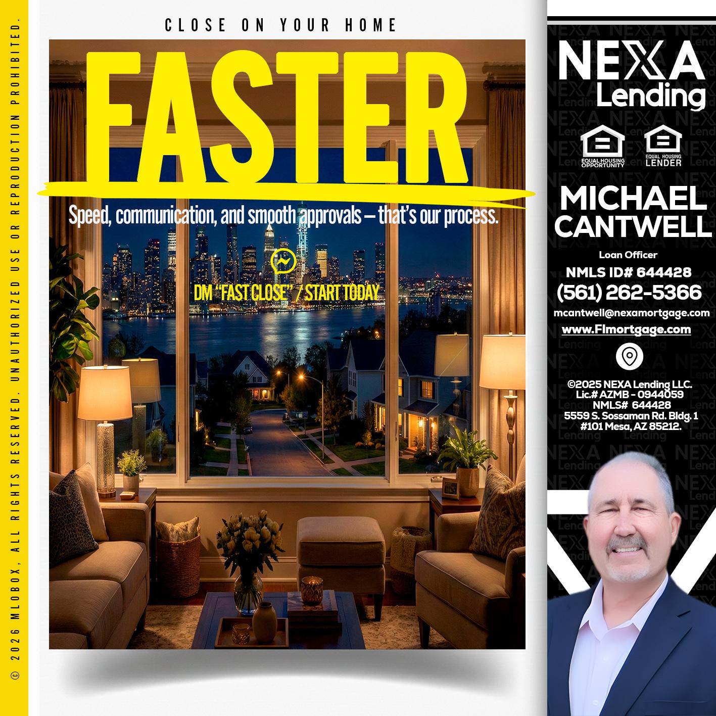 FASTER - Michael Cantwell -Loan Officer