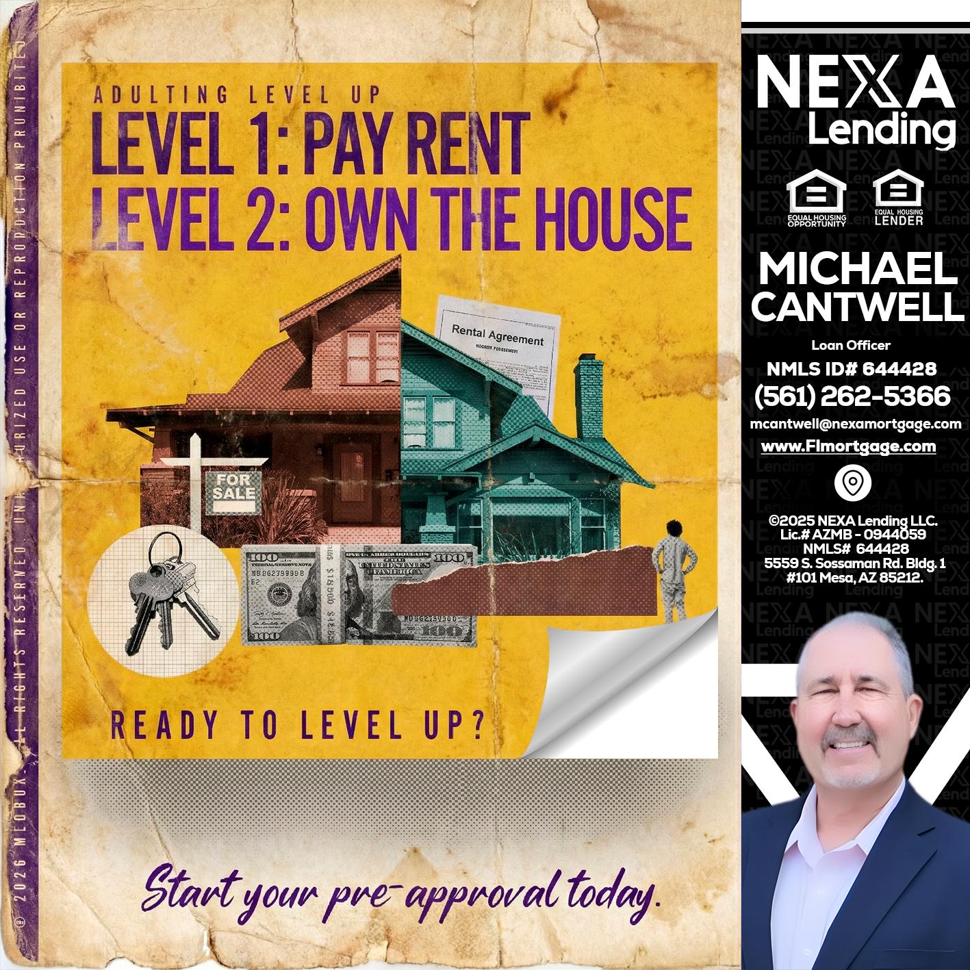 LEVEL 1 - Michael Cantwell -Loan Officer