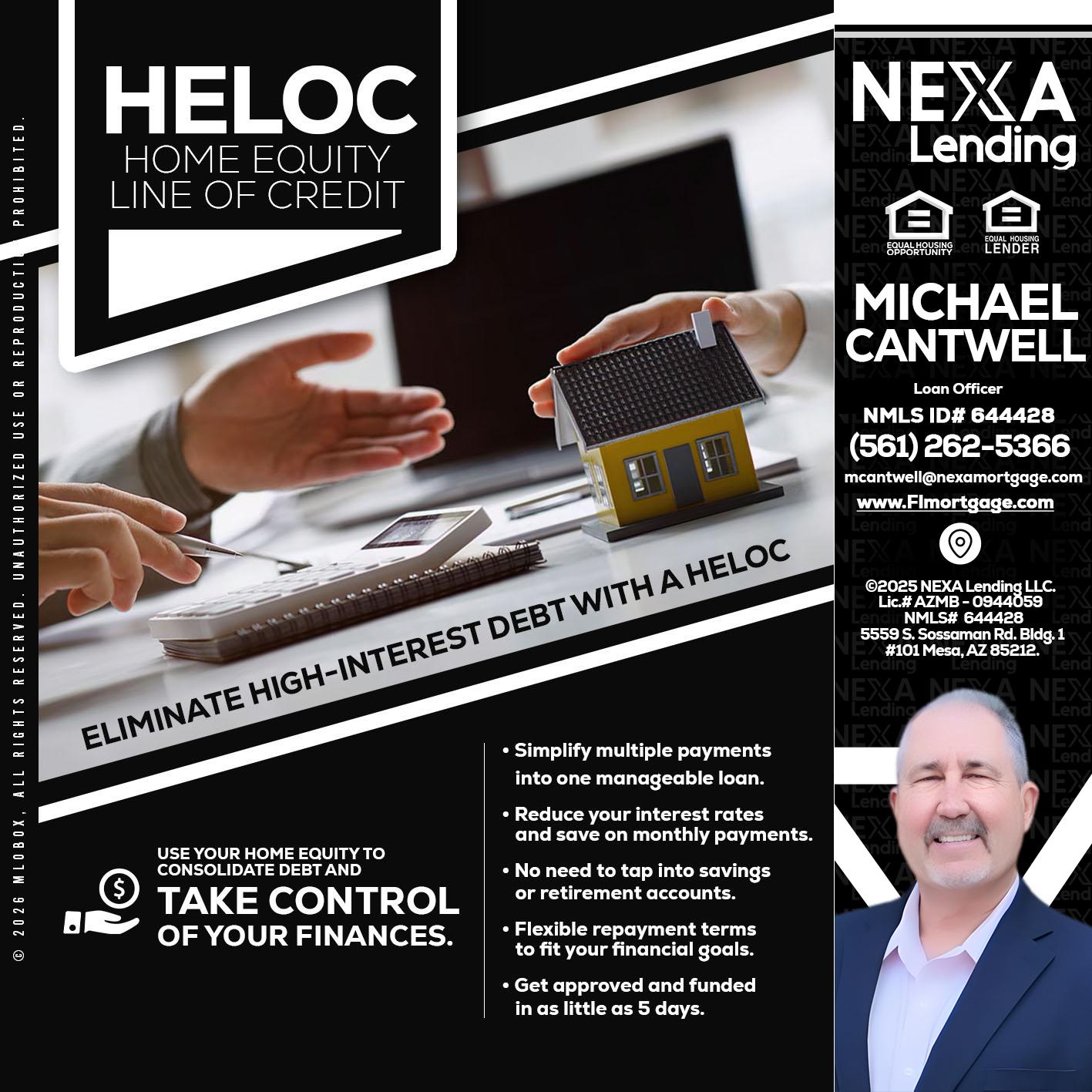 HELOC - Michael Cantwell -Loan Officer