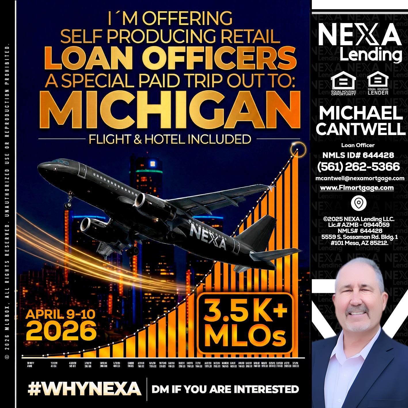 3.5K - Michael Cantwell -Loan Officer