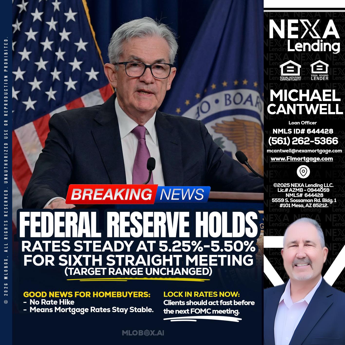 federal reserve - Michael Cantwell -Loan Officer