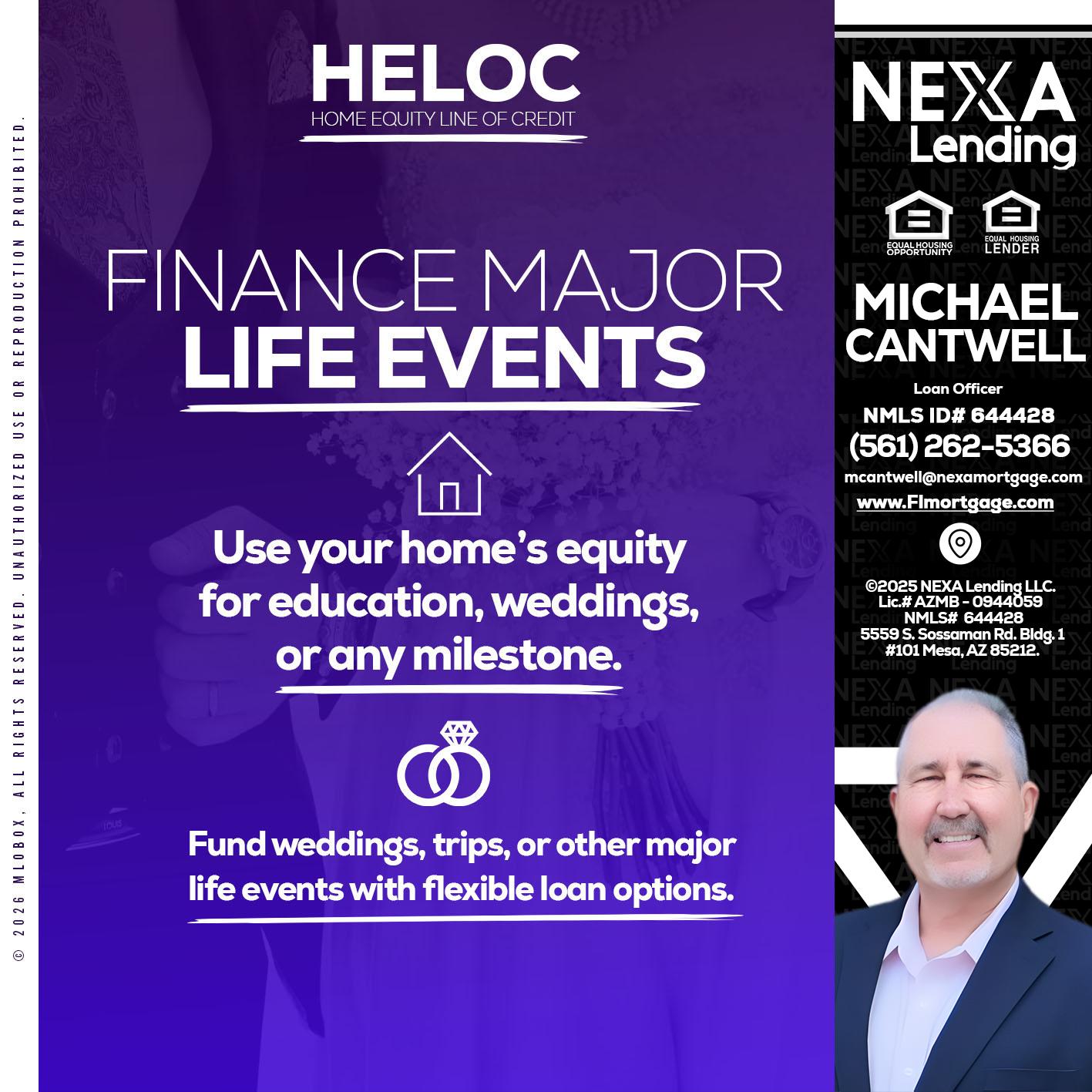 HELOC - Michael Cantwell -Loan Officer