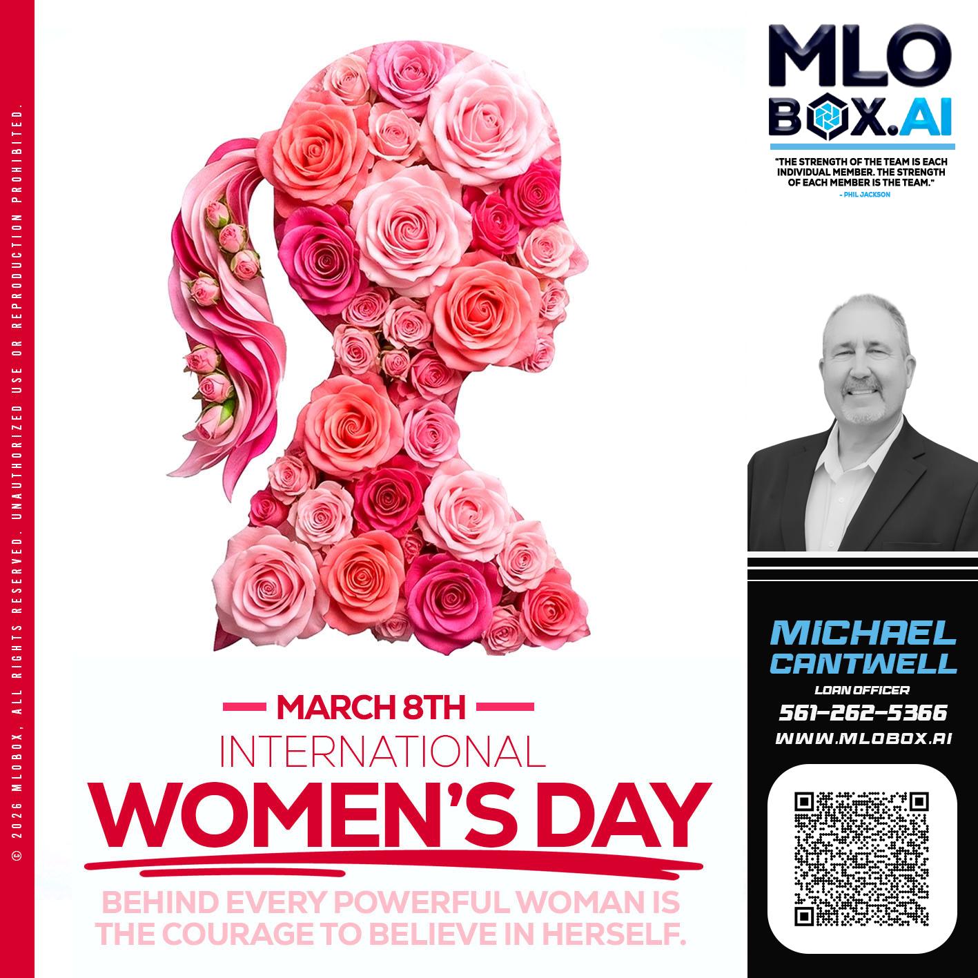 MARCH 8TH - Michael Cantwell -Loan Officer