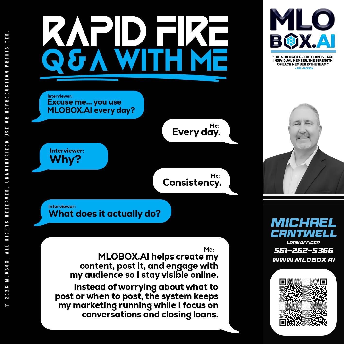 RAPID Q&A - Michael Cantwell -Loan Officer