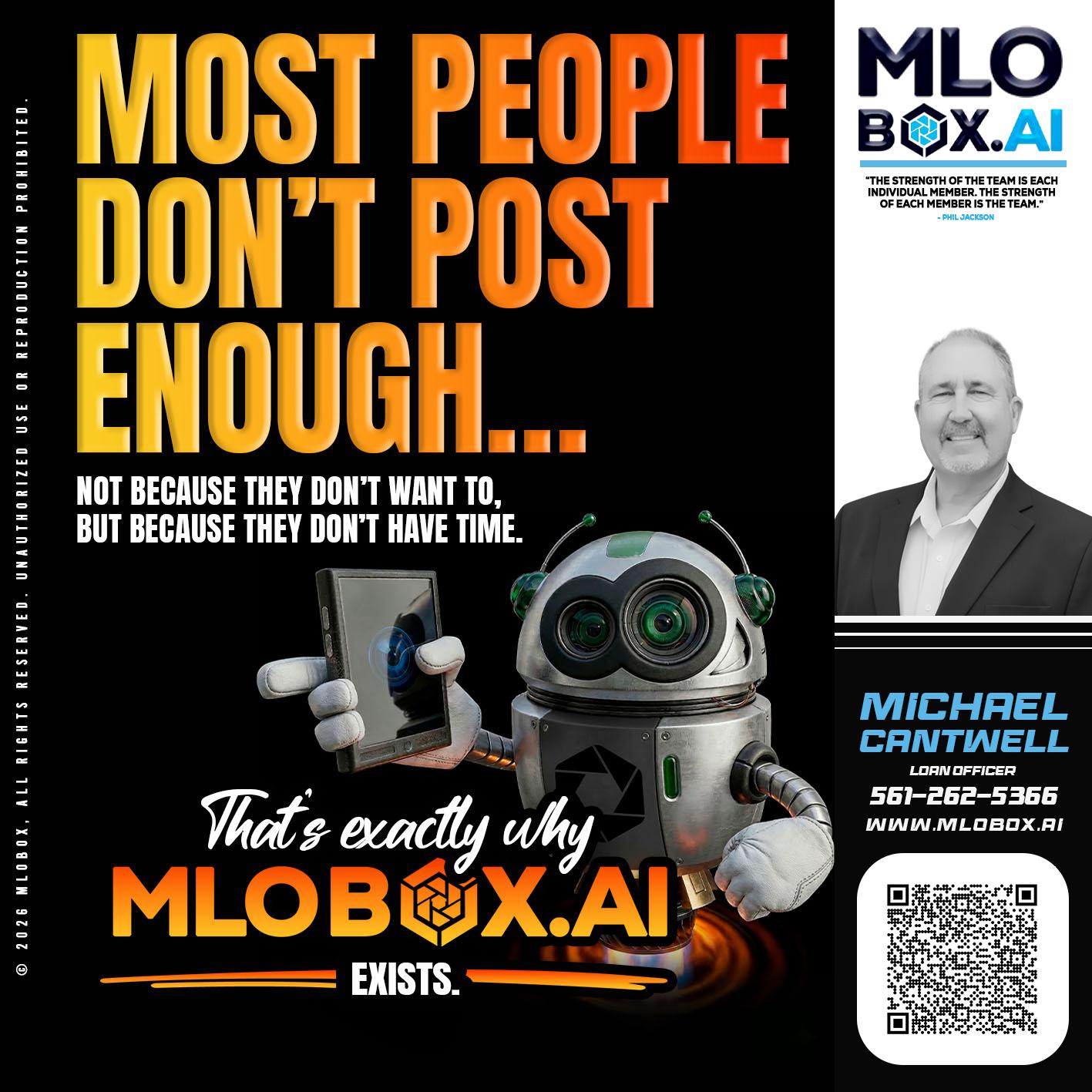 most people - Michael Cantwell -Loan Officer