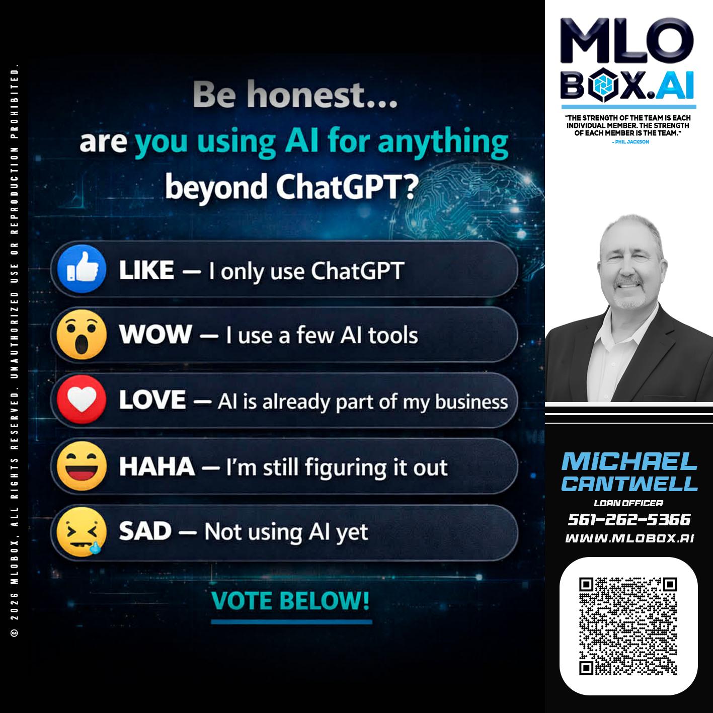 BE HONEST - Michael Cantwell -Loan Officer
