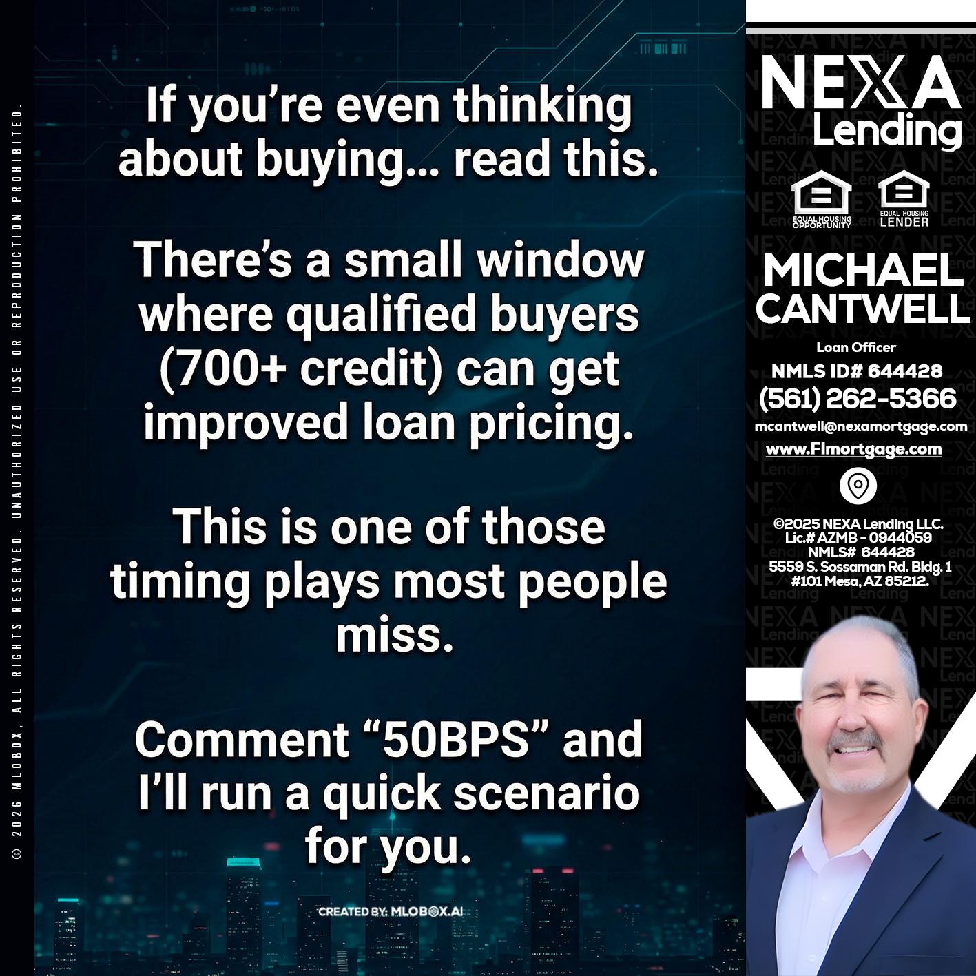 IF YOU EVER - Michael Cantwell -Loan Officer