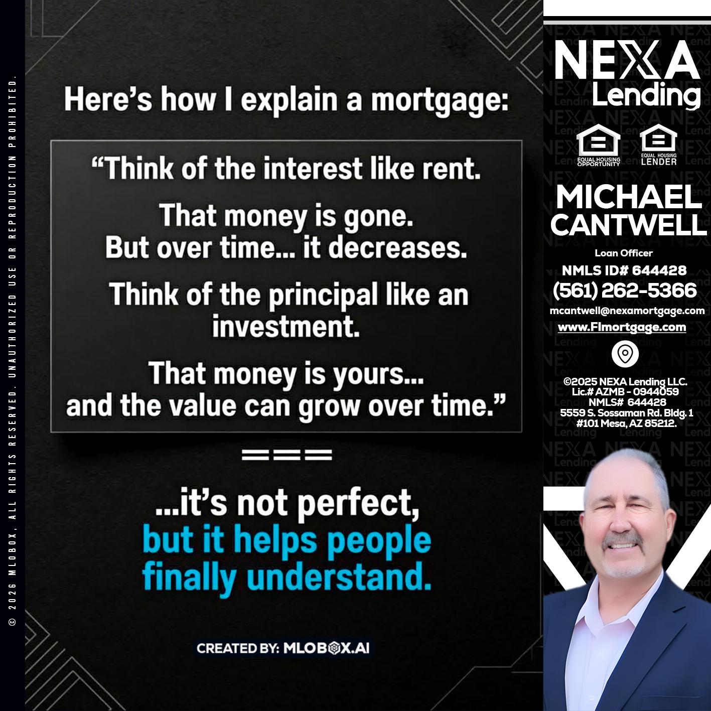 HERES NOW - Michael Cantwell -Loan Officer