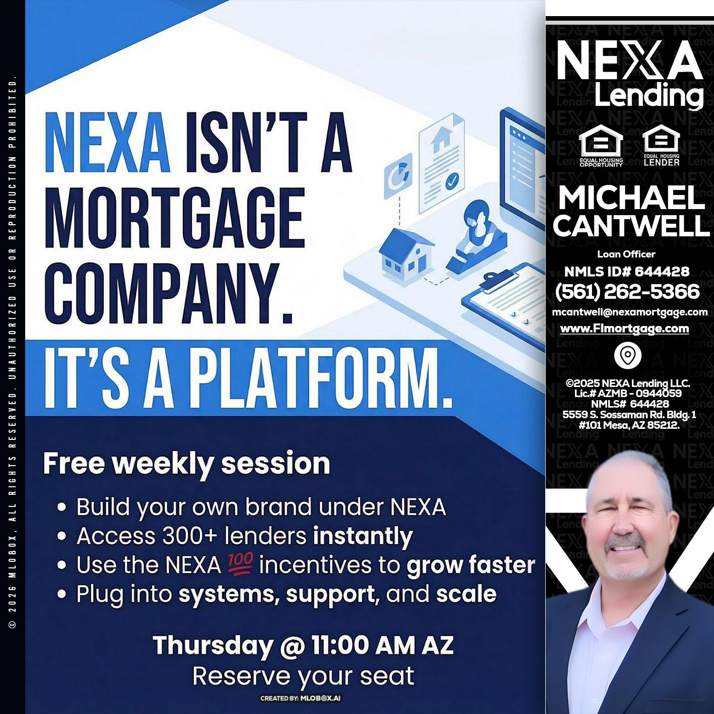 NEXA ISNT - Michael Cantwell -Loan Officer