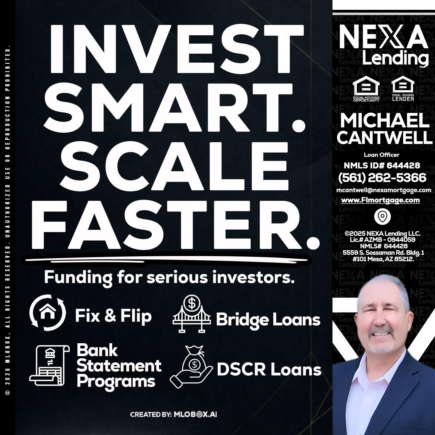 INVEST SMART - Michael Cantwell -Loan Officer