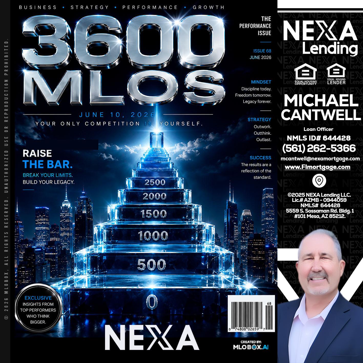 3600 MLOs - Michael Cantwell -Loan Officer